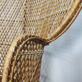 Fauteuil en rotin "Emmanuelle"