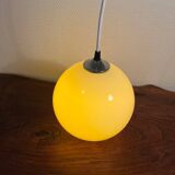 Opaline globe suspension from the 80s