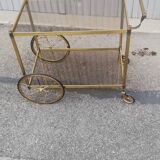 Vintage brass server