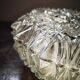 Old ceiling lamp vintage glass wall lamp 1960/70