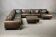 GIGANTIC MODULAR LEATHER SOFA FOR 12 PEOPLE.