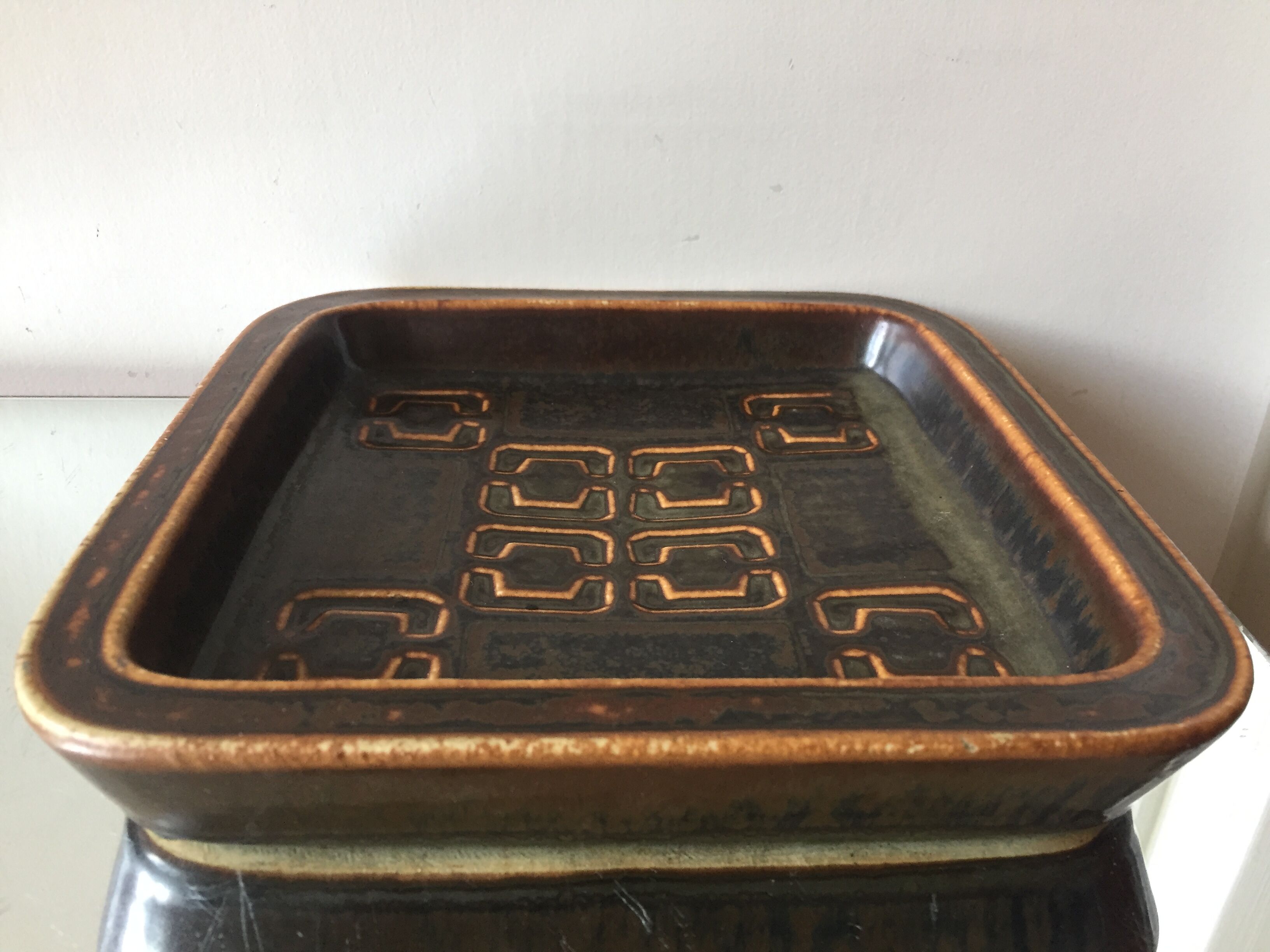 Set of 2 Bing & Grondahl Royal Copenhagen Stoneware bowls made in Denmark