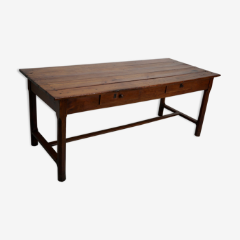 Cherry wood dining table 19th
