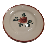 Assiette plate Digoin Sarreguemines modèle Bagatelle