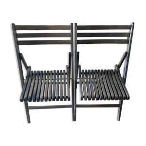 Duo de chaises pliantes