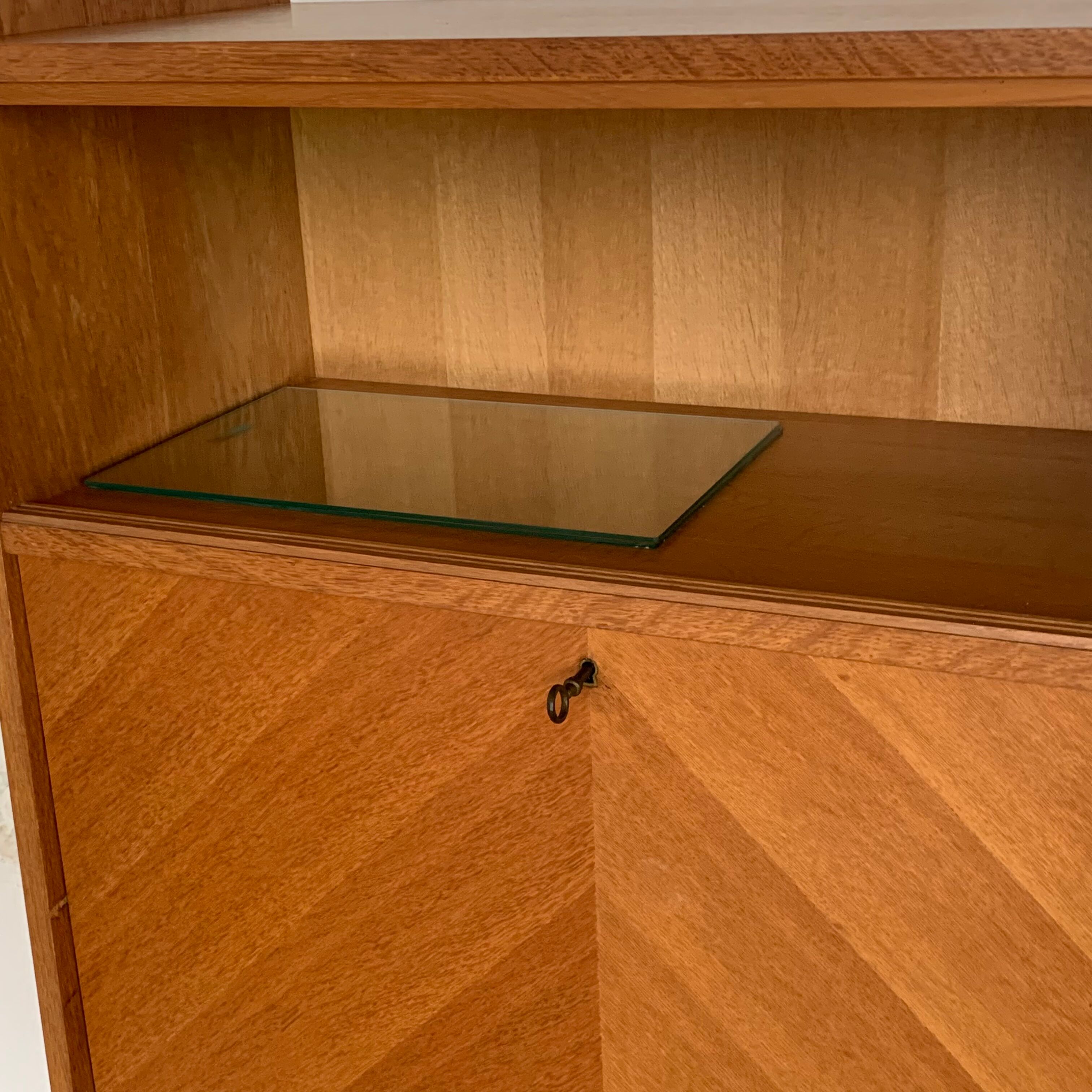 Desk secretary dresser vintage oak