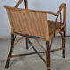 Rattan armchair and adult scoubidou