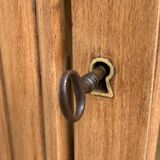 Art deco glass-glazed parisian wardrobe