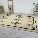 Handmade Moroccan Berber carpet 252 x 155 CM