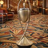 Art Deco ashtray stand, 1930s vintage