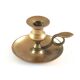Gilded bronze candle holder