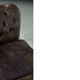 Antique brown leather chesterfield sofa, 1920s