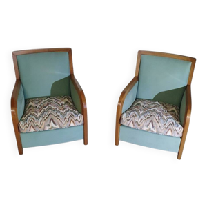 2 x fauteuil Molteni / Harmonica