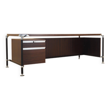 Bureau en palissandre par Ico et Luisa Parisi, MIM Roma, années 1970