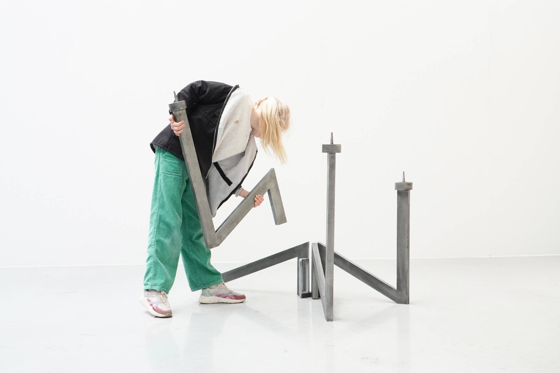 Roger Bonduel, Four-Armed Steel Candlestick