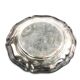 Art Nouveau platter, silver-plated brass, Sweden, 1920s