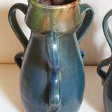 Duo of Flemish pottery of Charles and Auguste Maes early twentieth century