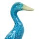 Vintage Duck Figurine Figure Couple Blue Chinese Porcelain 12cm