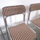 Space Age set 3x Bauhaus chromen buisframe stoelen