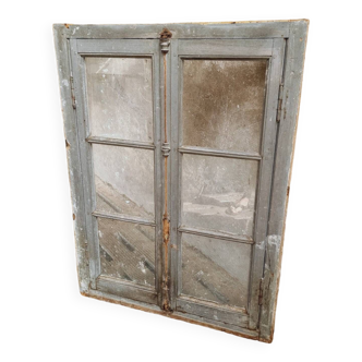 Antique frame window frame oak wood