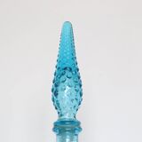 Empoli carafe, made in Italy, blue, vintage 60s