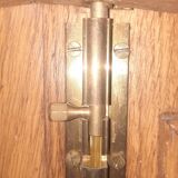 Double oriental door and its frame