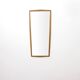 Oak mirror from the 60s, 84 x 38.5 cm.