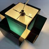 Vintage Pendant • Two-Coloured Acrylic • 1970