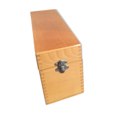 Wooden box on desk for example