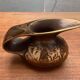 Brutalist Vintage German Bronze Decorative Carafe by Gilde