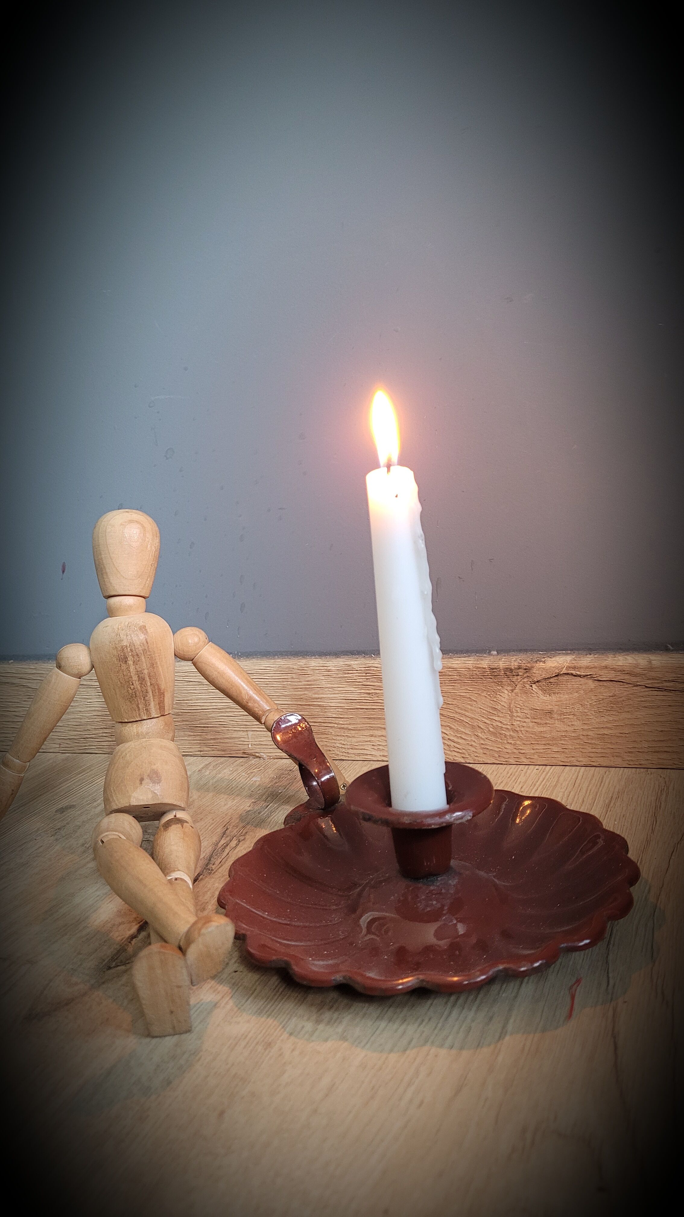 BHV MARAIS enamelled candle holder