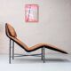 Vintage IKEA Skye Lounger Easy Chair Leather 90s