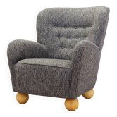 Grey armchair, Scandinavian design, production: Denmark