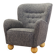 Grey armchair, Scandinavian design, production: Denmark