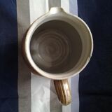 Numbered enamelled stoneware pitcher
