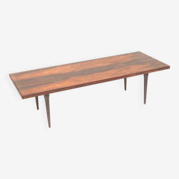 Large rare mid century rosewood coffee table from the 1960s