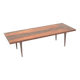 Large rare mid century rosewood coffee table from the 1960s