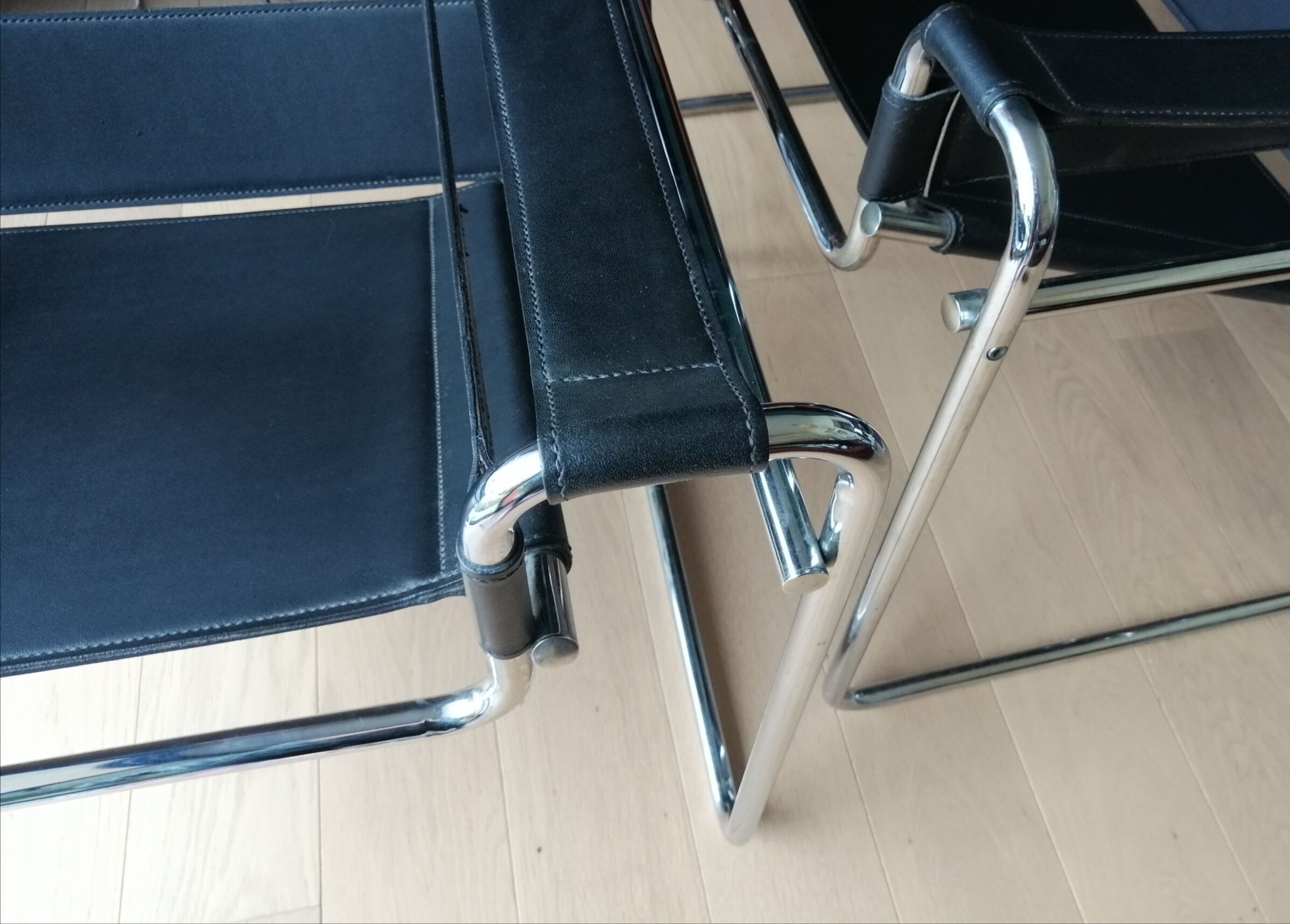 Wassily armchairs by Marcel Breuer