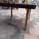 Vallauris style ceramic square coffee table