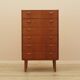 Commode en teck, design danois, années 1970, fabriquée au Danemark