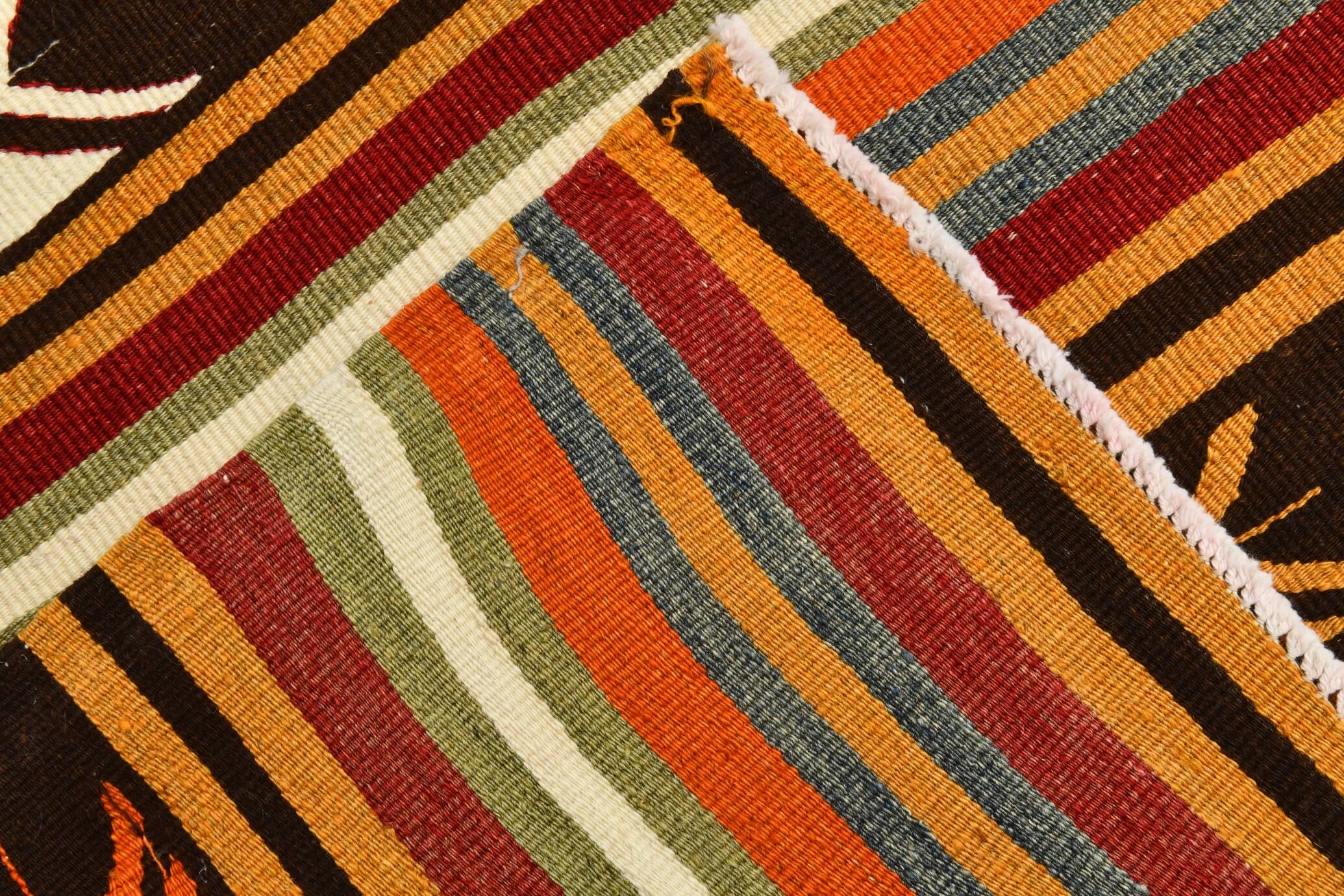 5x9 Rug For Living Room Persian Kilim Rug, 148x264Cm