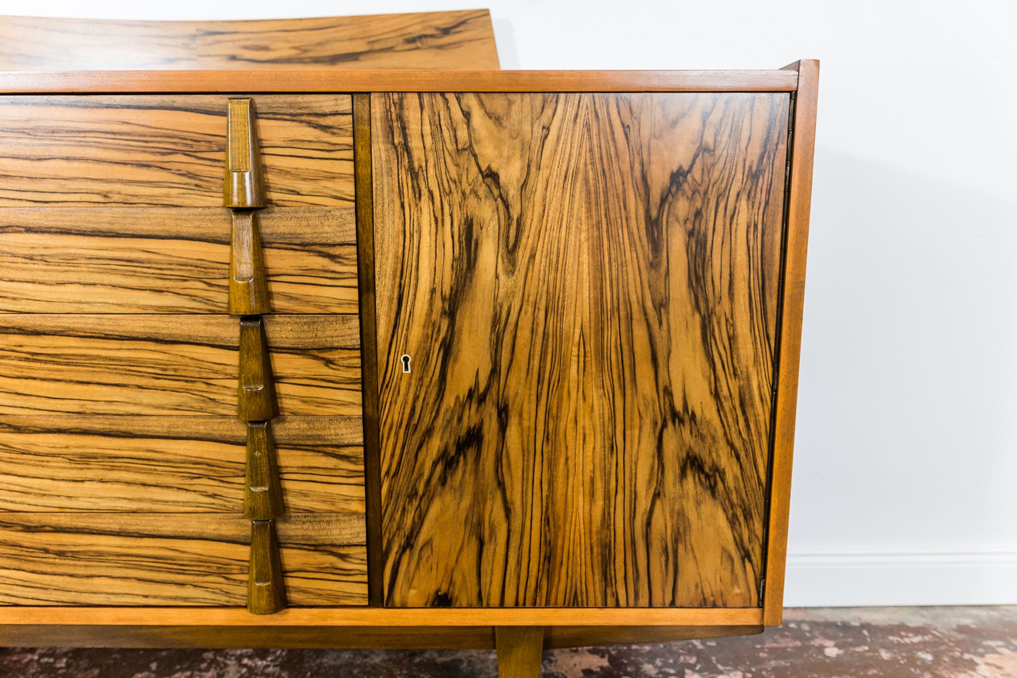 Sideboard by R. T. Hałas, Bydgoskie Fabryki Mebli, 1960's