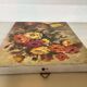 Tableau bouquet de fleurs huile sur toile signé Matten