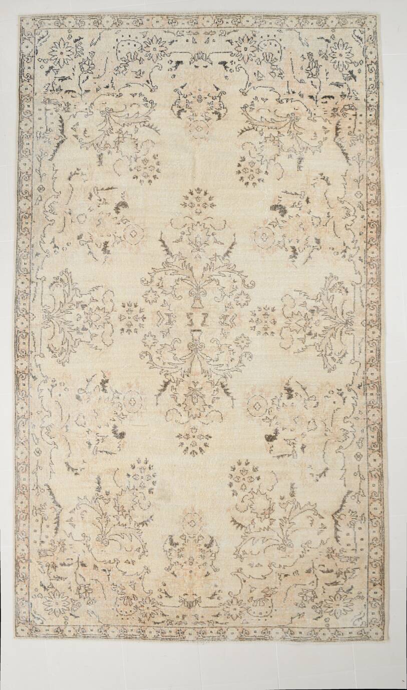 6x11 Turkish Vintage Rug, 194x331 Cm