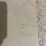 Taie de traversins monogramme BD