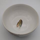 Small LF porcelain salad bowl with seafood decoration.