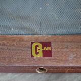 Set of 4 chairs by G Plan in teak and leatherette