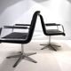 Set of 2 Wilkhahn Delta conference/dining chairs from the Delta Group