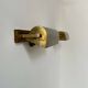 Pair of vintage modernist wall lights, adjustable in brass, France 1940