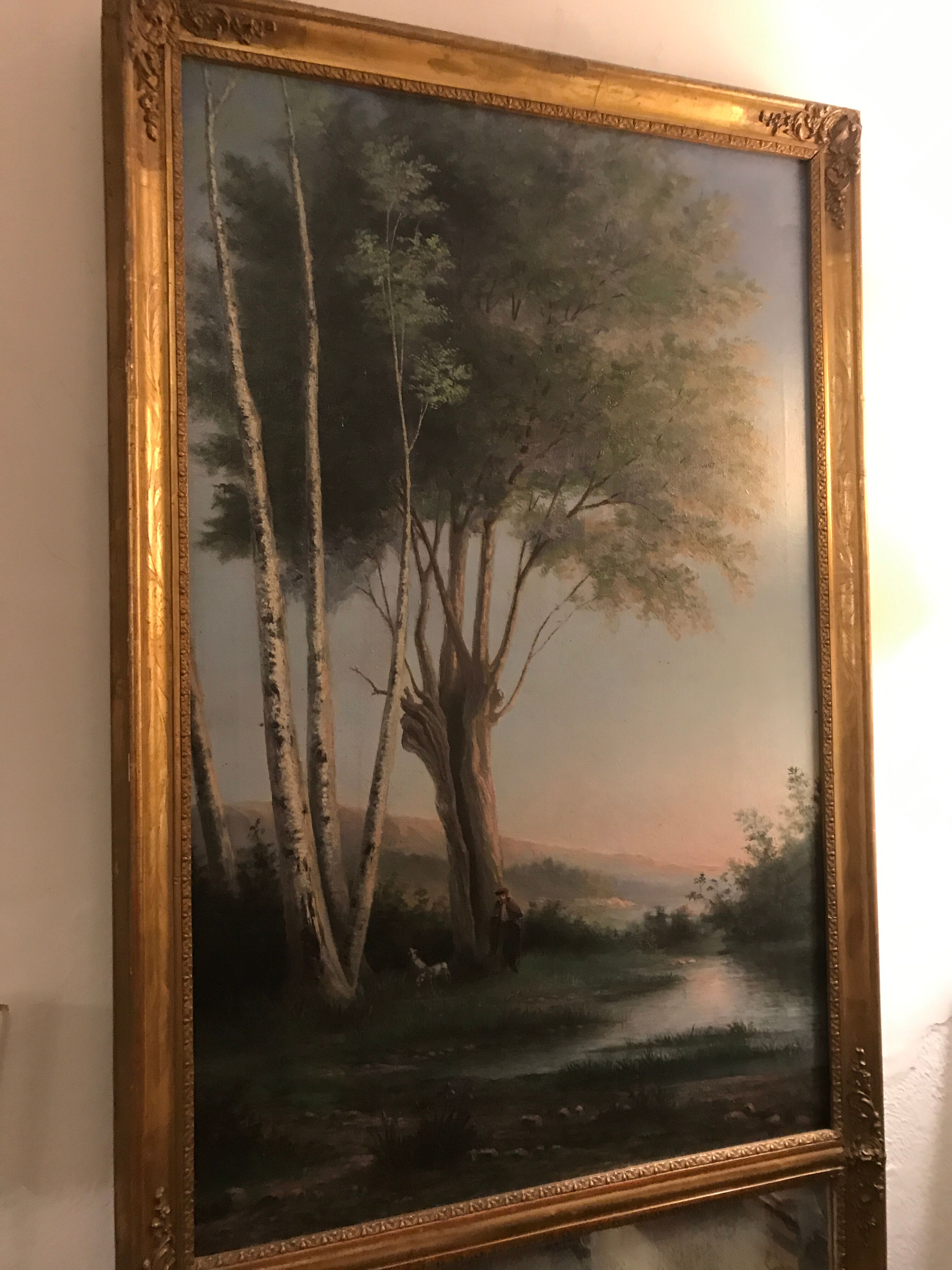 Miroir trumeau XIXè - 129x62cm